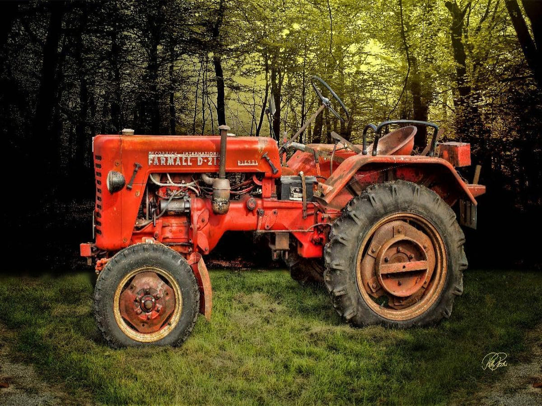 CALVENDO Puzzle Oldtimer Traktor McCormick 1000 Teile Lege-Grösse 64 x 48 cm Foto-Puzzle Bild von Pe