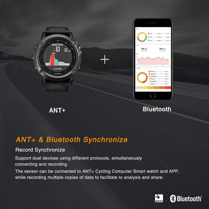 Magene S3 + Geschwindigkeitssensor und Trittfrequenzsensor, ANT+ und Buletooth 4.0 Drahtloser Fahrra
