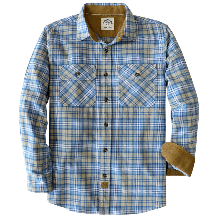 Dubinik® Flanellhemd Herren Button Down Kariert Baumwollhemd Freizeithemd Hemd Herren Langarm mit Zw