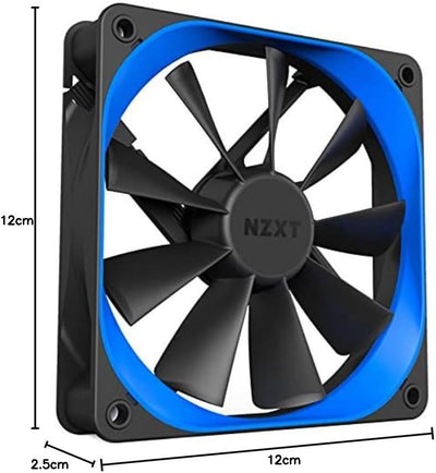 NZXT AER F - RF-AF140-B1 - 140mm - Winglet Designed Fan Blades - Fluid Dynamic Bearings - PWM Airﬂow