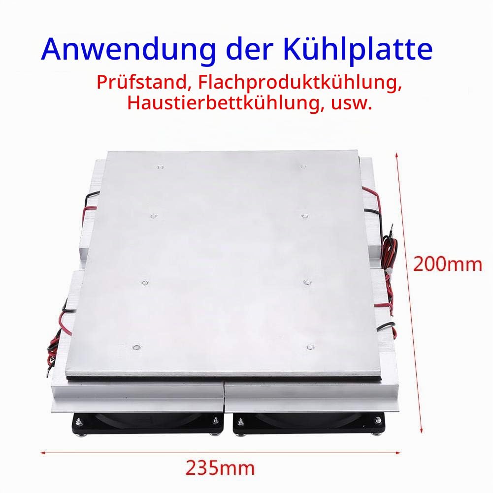 240W Hochleistungs-Halbleiter-Kühlungs-thermoelektrischer Peltier-Kühlplatten-Kühler mit dem Fan, sc