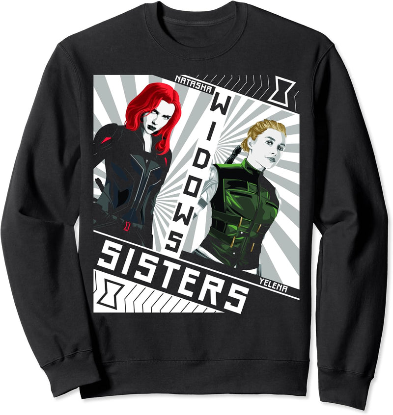 Marvel Black Widow Natasha Yelena Sisters Sweatshirt