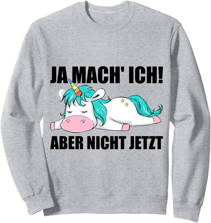 Lustiger Spruch Einhorn Mitarbeiterin Arbeitskollege Büro Sweatshirt
