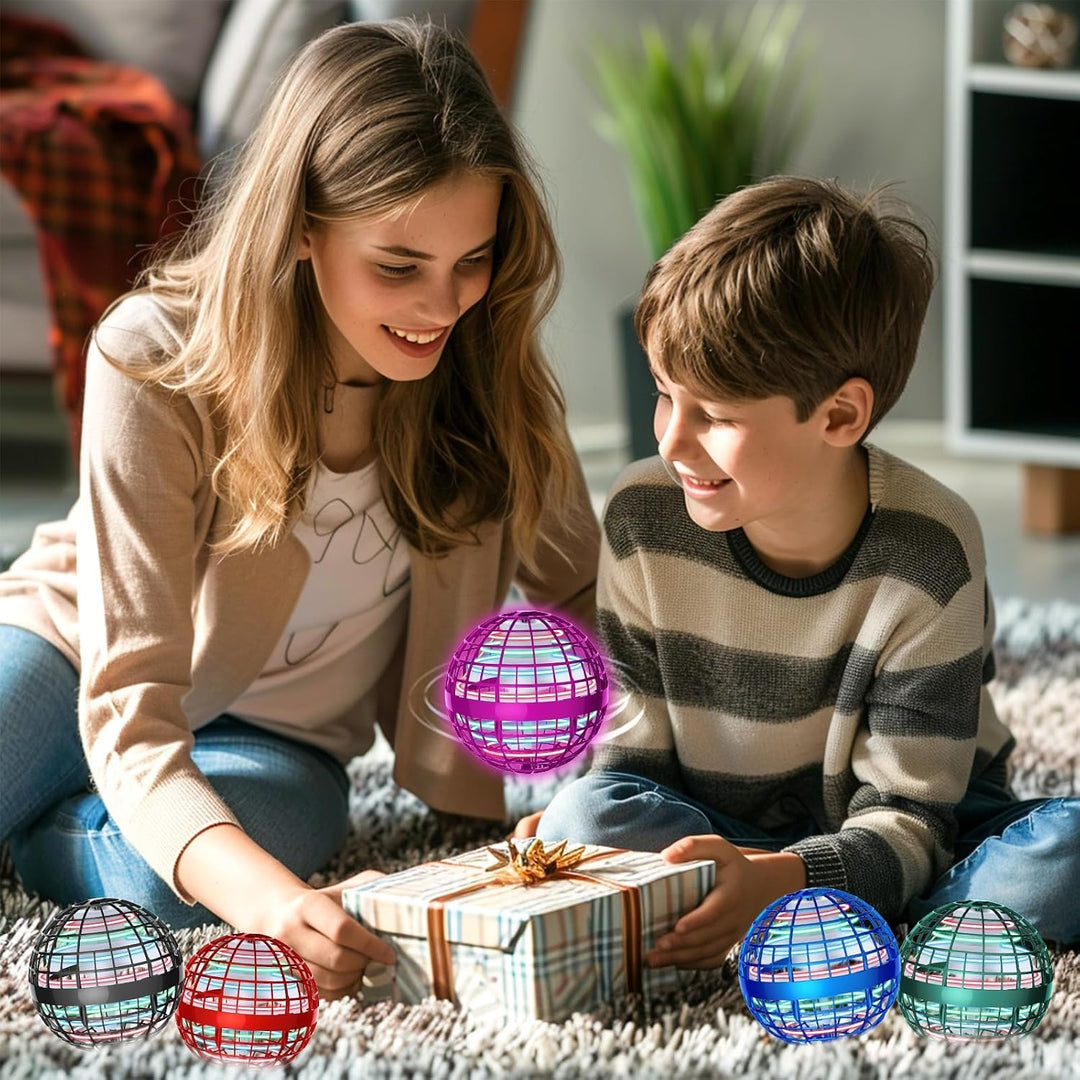 Sosuy 2025 Fliegender Ball Spielzeug FüR Junge, Hover Flying Rotierender Schwebeball Magischer Boome
