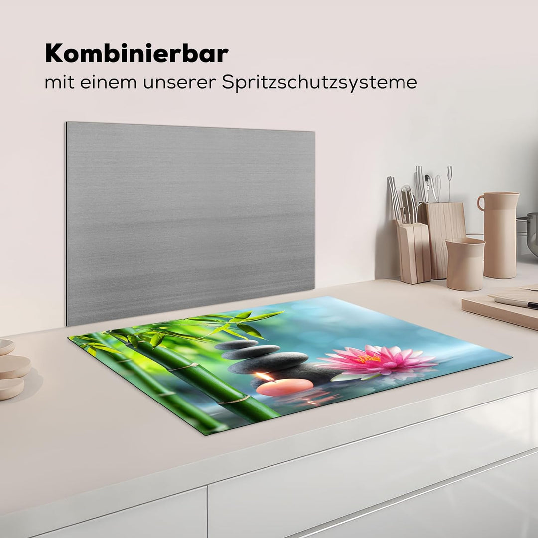 KitchenYeah© Herdabdeckplatte Einteilig Ceranfeld Abdeckplatte Küche Deko Ceranfeldabdeckung Herdabd