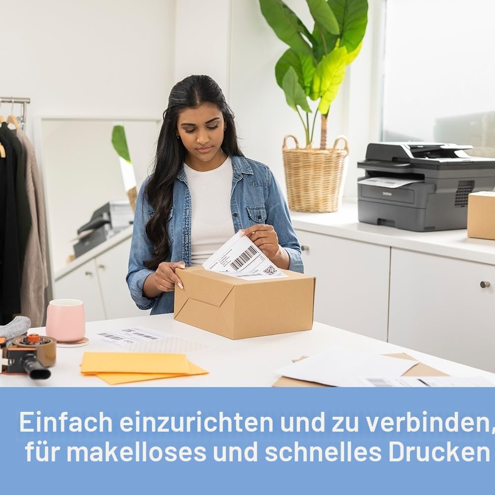 Brother DCP-L2660DW – 3-in-1-Multifunktionsgerät Laserdrucker Monochrom – WLAN &amp; LAN– Automatischer
