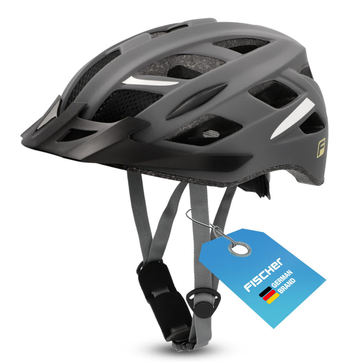 FISCHER Unisex – Erwachsene Urban Lano Fahrradhelm L/XL, 58-61 cm Grau, L/XL, 58-61 cm Grau