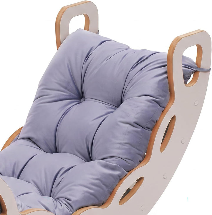 MISIOO Klettergerüst Indoor ab 1 Jahr, Montessori Kletterbogen 4in1 mit Rutsche, Kletterwand &amp; Kisse