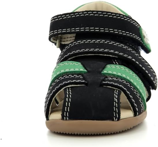 Kickers Jungen BipodSandale 18 EU Marinegrün, 18 EU Marinegrün