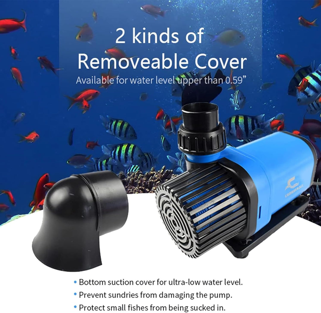 CONQUERALL 980GPH 20W Tauchwasserpumpe 24V DC Rückförderpumpe Variable Frequenz Wasserpumpe Sinuswel