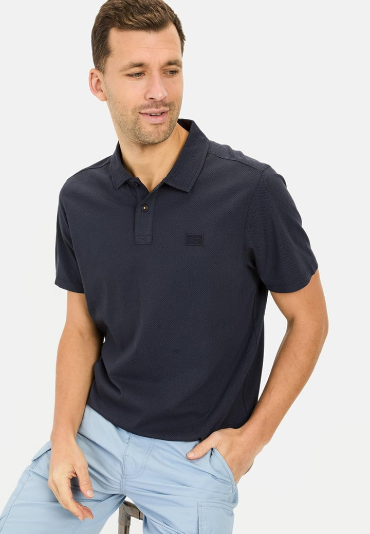 camel active Men's 409920-5p44 Polo Shirt (Pack of 1) XL Blau, XL Blau