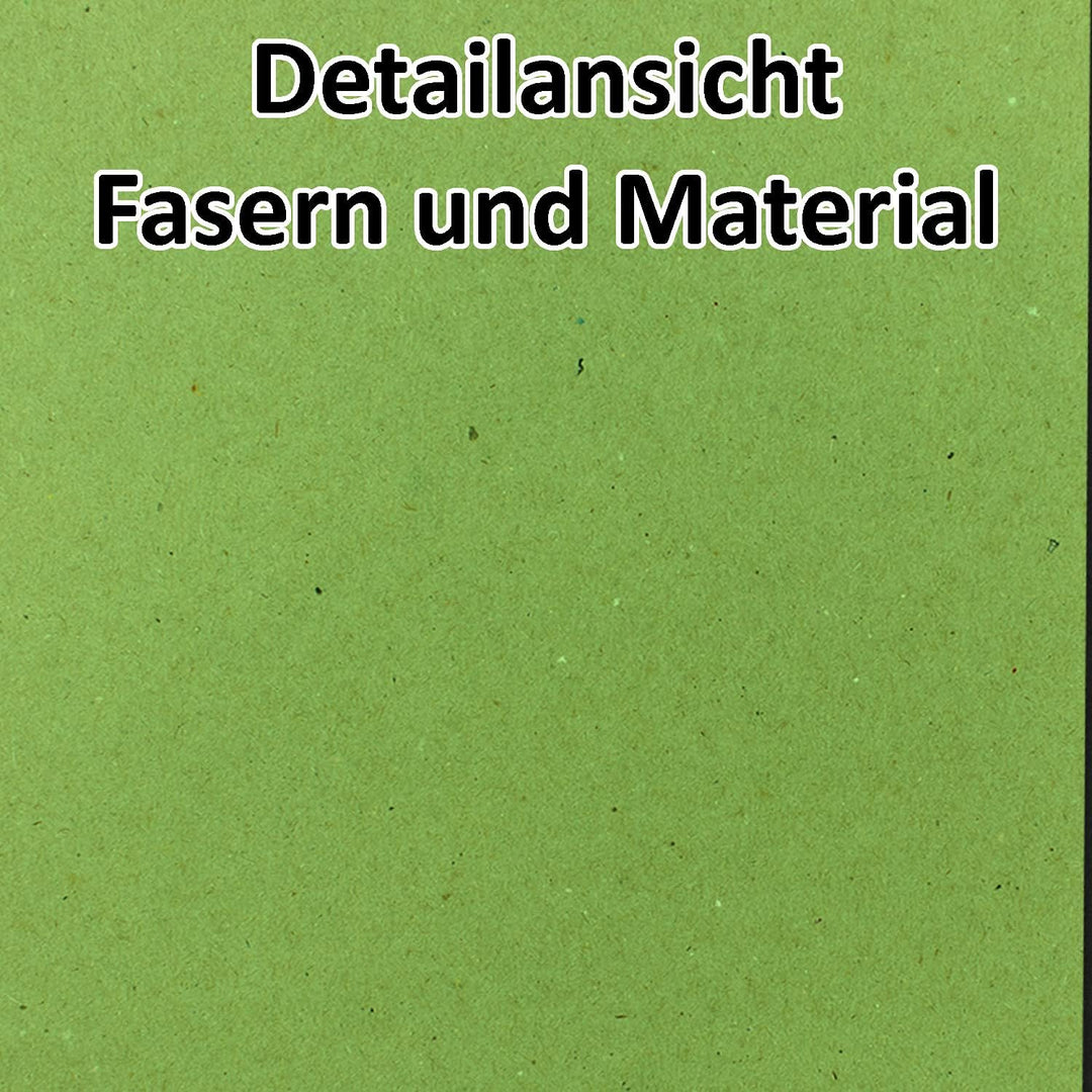 100x Vintage Umschläge in hellgrün (grün) - DIN B6 125 x 176 mm - 120 g/m² Kraftpapier Recycling Ums