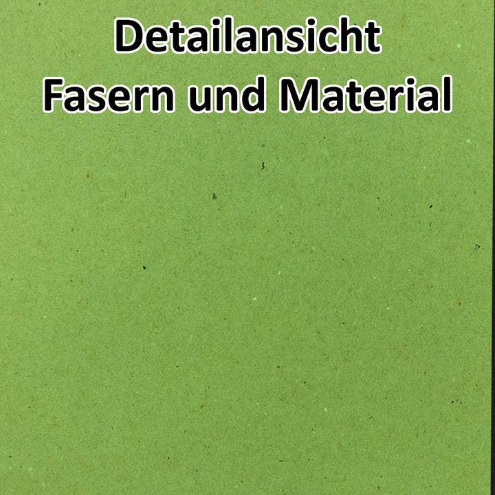 100x Vintage Umschläge in hellgrün (grün) - DIN B6 125 x 176 mm - 120 g/m² Kraftpapier Recycling Ums