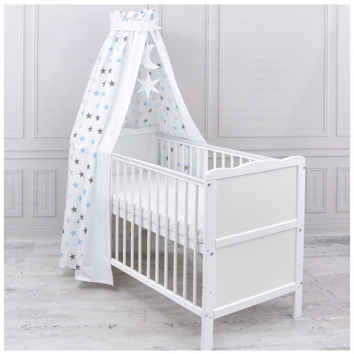 Generisch Baby Delux Babybett Himmel Betthimmel Baumwolle Baldachin für Babybett Kinderbett Wiege St