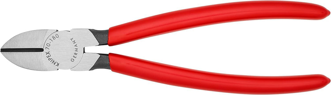 KNIPEX Seitenschneider mit Kunststoff überzogen 180 mm, 70 01 180 EAN 180 mm / mit EAN-Kennzeichnung