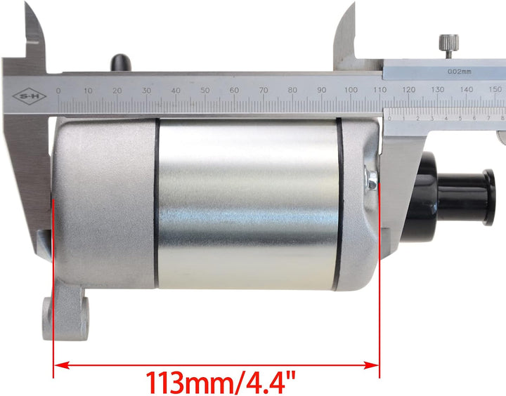 WOOSTAR Elektrisch Anlasser Ersatz für Polaris Sportsman 400 500 ATV 1996-2012 OEM 3090188 3084981,