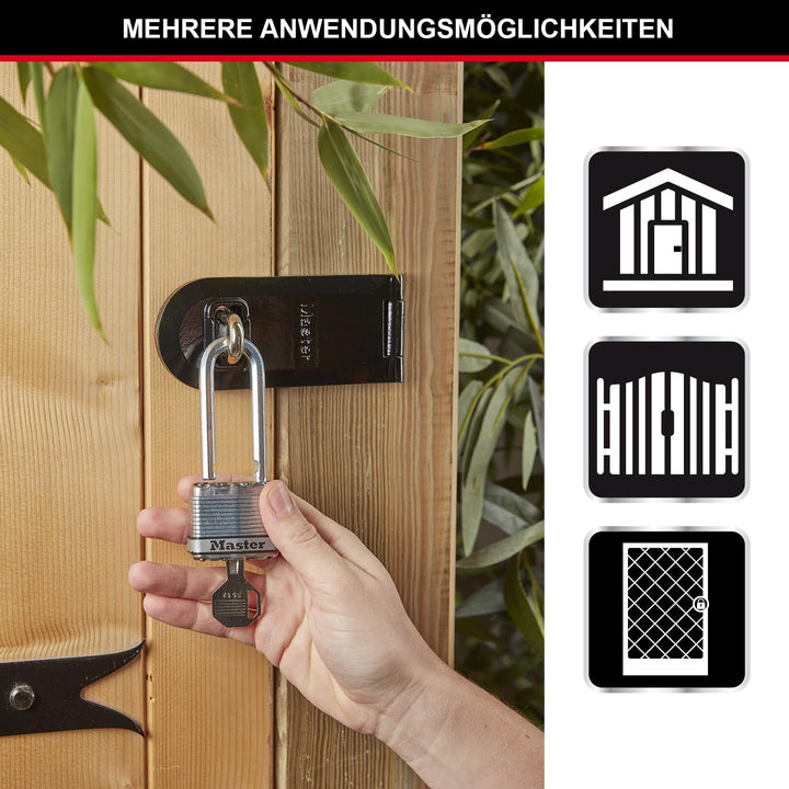 MASTER LOCK M1EURDLJ Excell Vorhängeschloss 45mm lamellierter Stahl - Bügel 64mm Extra Lang Bügel +