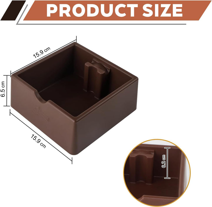 Siebträger Zubehör, Knock Box Espresso, AbklopfbehäLter für Siebträger, Kaffee Abklopfbehälter, Kaff
