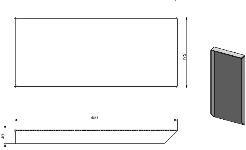 KOCH #84 PLANCHA 45 x 19,5 x 4cm - Grillpfanne Grillplatte Burger- Steakplatte made in Germany – Hoc