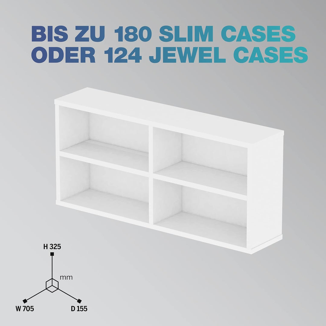 Glorious CD Box 180 White