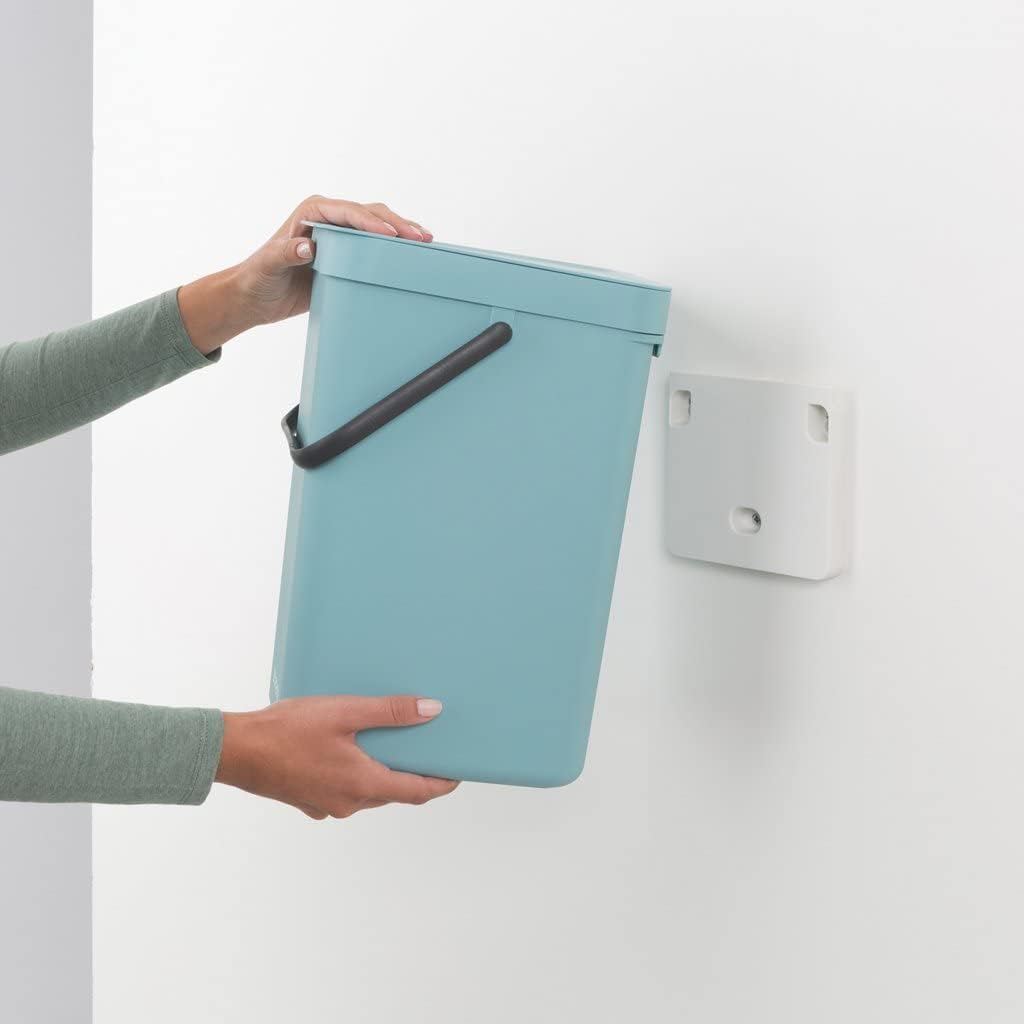 Brabanita Mülleimer, Kunststoff, Tannengrün, 12 Liter Fir Green 12 Liter Mülleimer, Fir Green 12 Lit