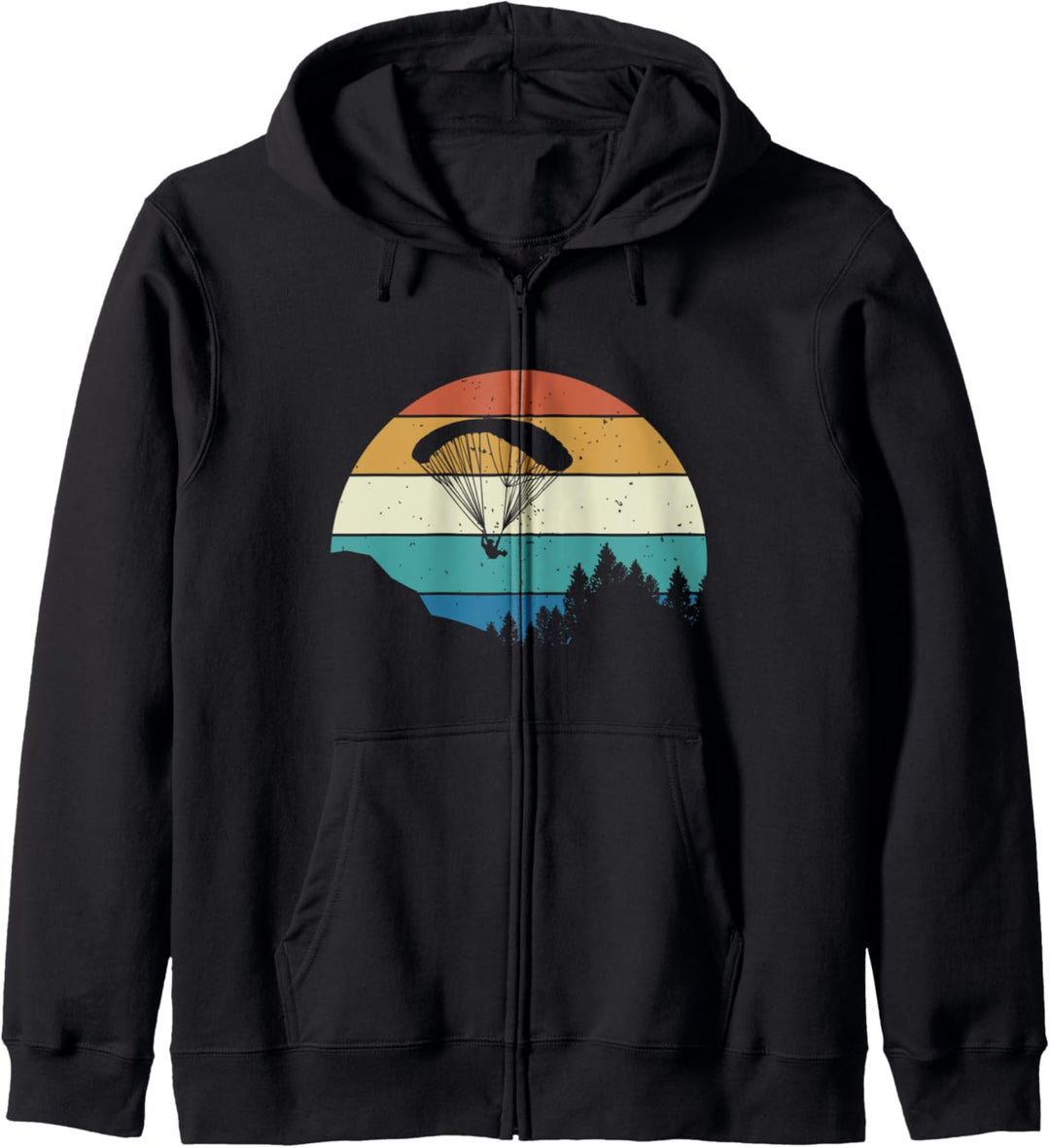 Gleitschirm Vintage für Gleitschirme Kapuzenjacke