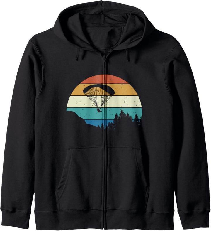Gleitschirm Vintage für Gleitschirme Kapuzenjacke