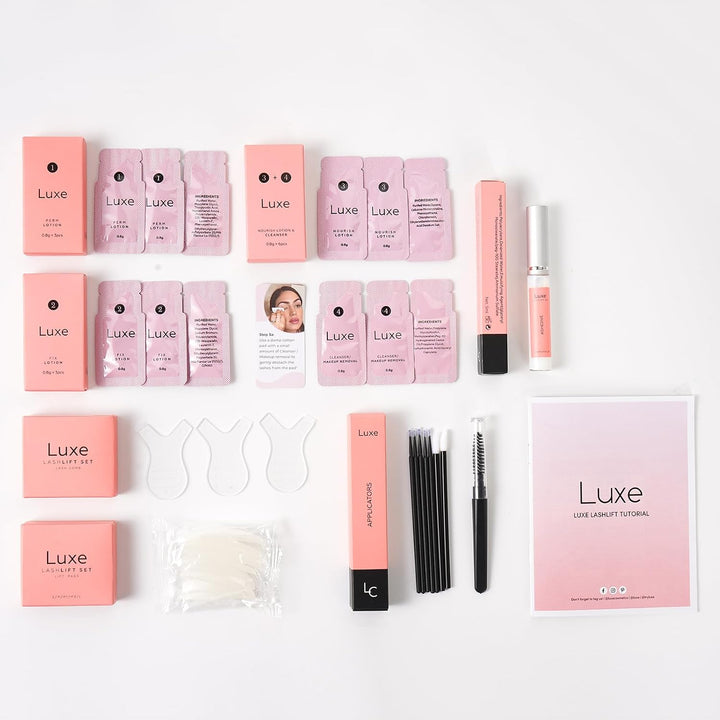 Lashlift Set – Komplettset für das Wimpernlifting – Einfache Anwendung und langanhaltendes Finish –