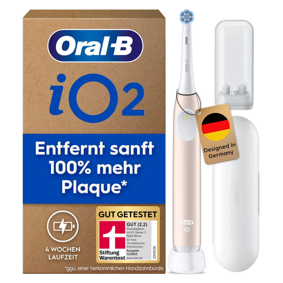 Oral-B iO Series 2 Elektrische Zahnbürste/Electric Toothbrush, 1 Aufsteckbürste, 3 Putzmodi für Zahn