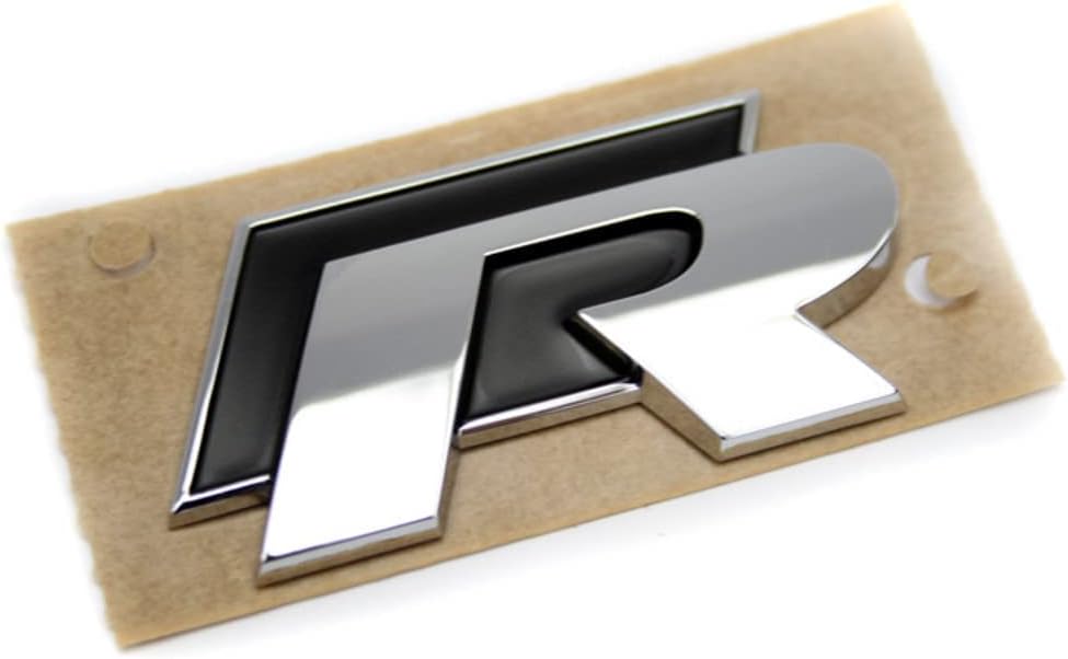 Volkswagen 1K8853675KFXC Schriftzug R Logo Aufkleber Plakette, selbstklebend