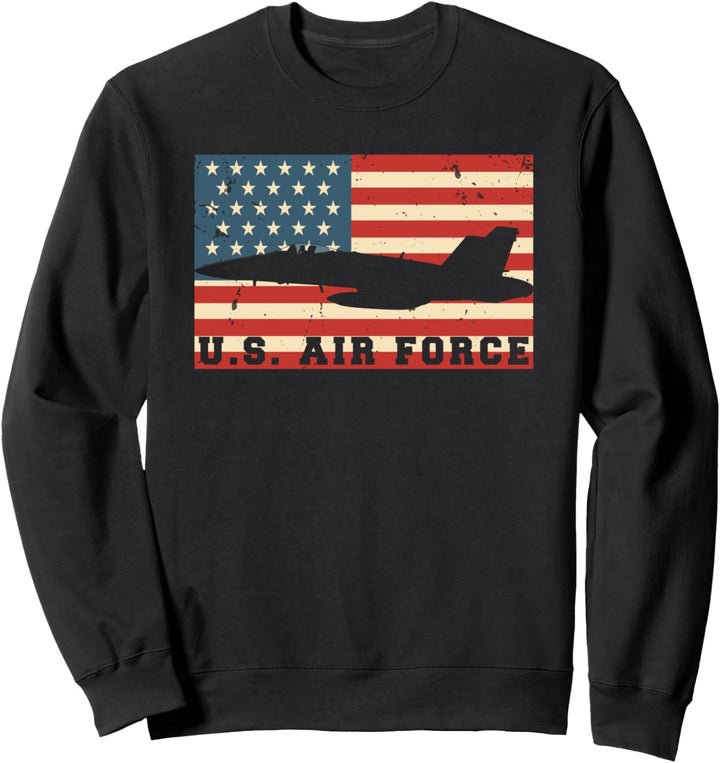 US Air Force United States Army Pilot Flugzeug Fliegen Sweatshirt