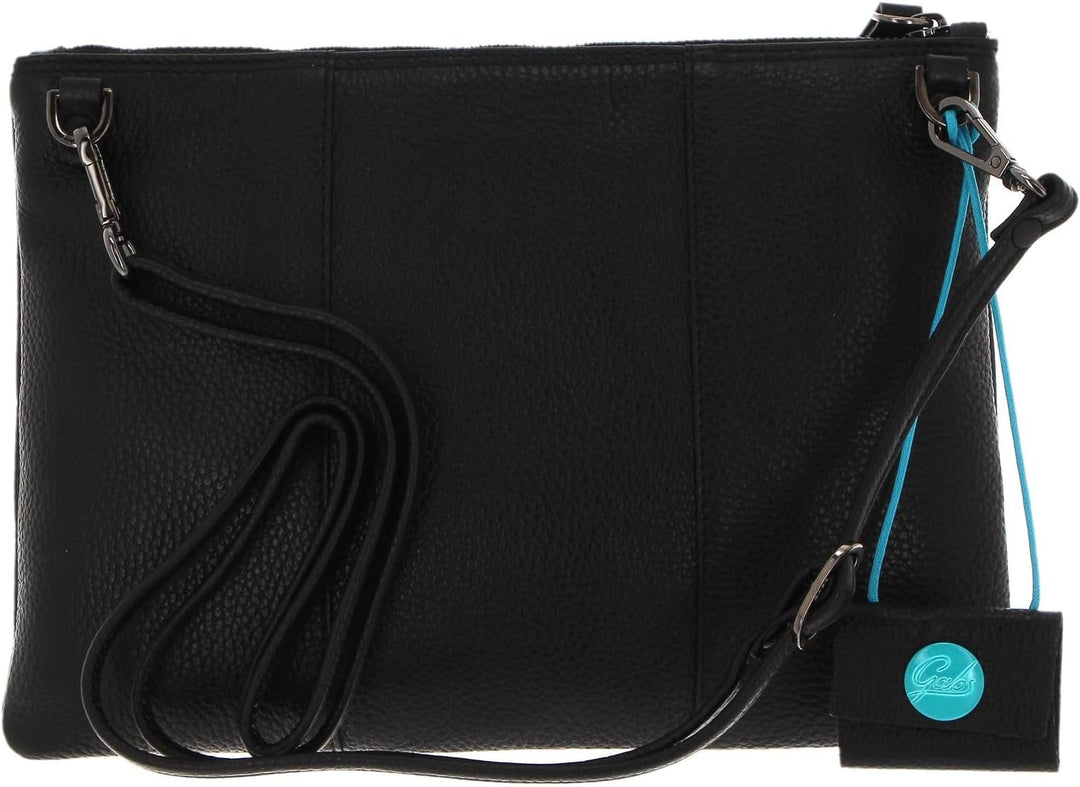 Gabs Beyonce TG ST. Multirighe + Ruga Bicolor Black Pochette M Toni Caldi + Nero + Fresia