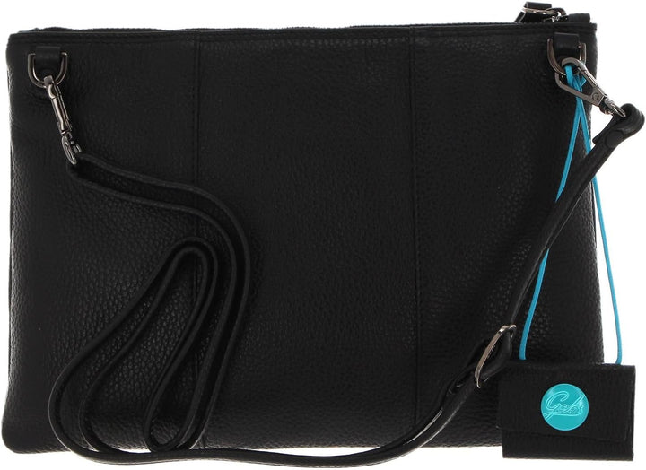 Gabs Beyonce TG ST. Multirighe + Ruga Bicolor Black Pochette M Toni Caldi + Nero + Fresia