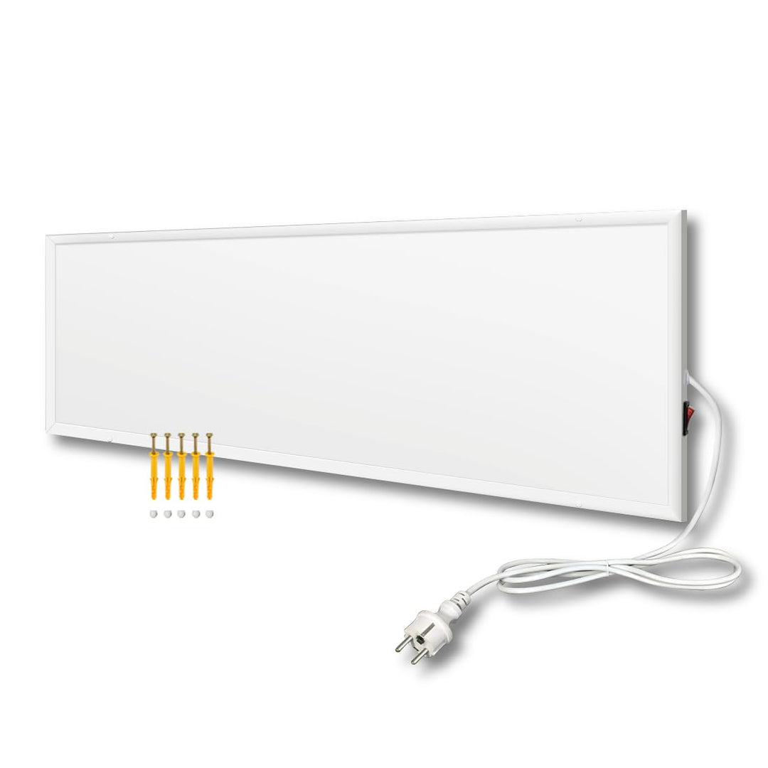 Infrarotheizung 300W, Infrarot Heizung Heizplatte Heizkörper Heizpaneel, Infarotheizkoerper Wandmont
