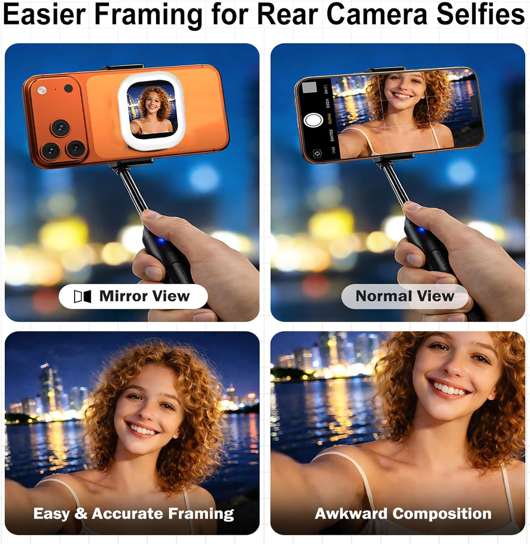 Mobile Phone Selfie Monitor für iPhone &amp; Android 2.01 Inch Wireless Portable Smartphone Rear Camera