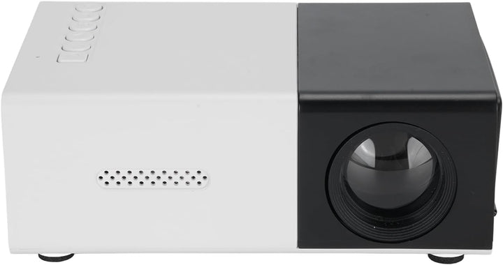 Projector, 1080p HD Tragbarer Filmprojektor, Smart Home Projector mit HDMI, USB, 3.5 Sound -Schnitts