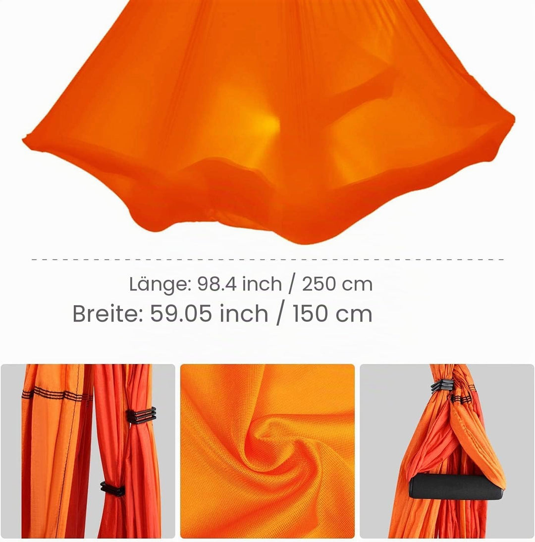 Sotech Yoga-Hängematten-Set, Yoga-Schaukel für Anti-Gravity-Yoga, Inversionsübungen, mit Tragetasche