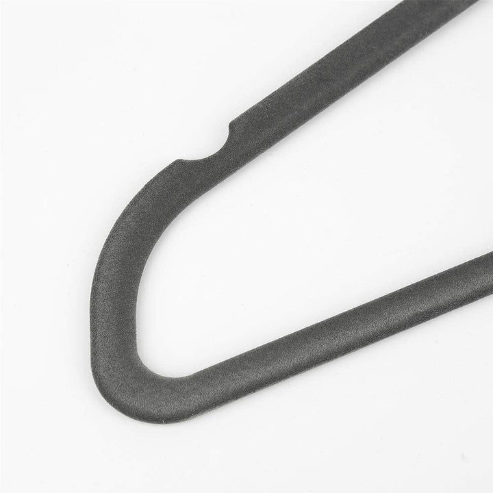 homewell 50 x Premium rutschfeste Kleiderbügel aus Samt mit Drehbaren Verzinkter Haken, Länge 44 cm,