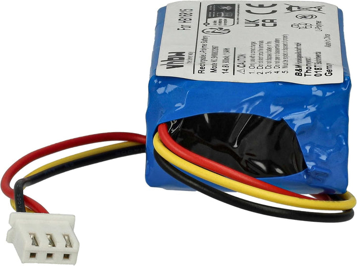 vhbw Akku kompatibel mit Hobot 298, 368, 388 Home Cleaner Heimroboter (800mAh, 14,8V, Li-Ion)
