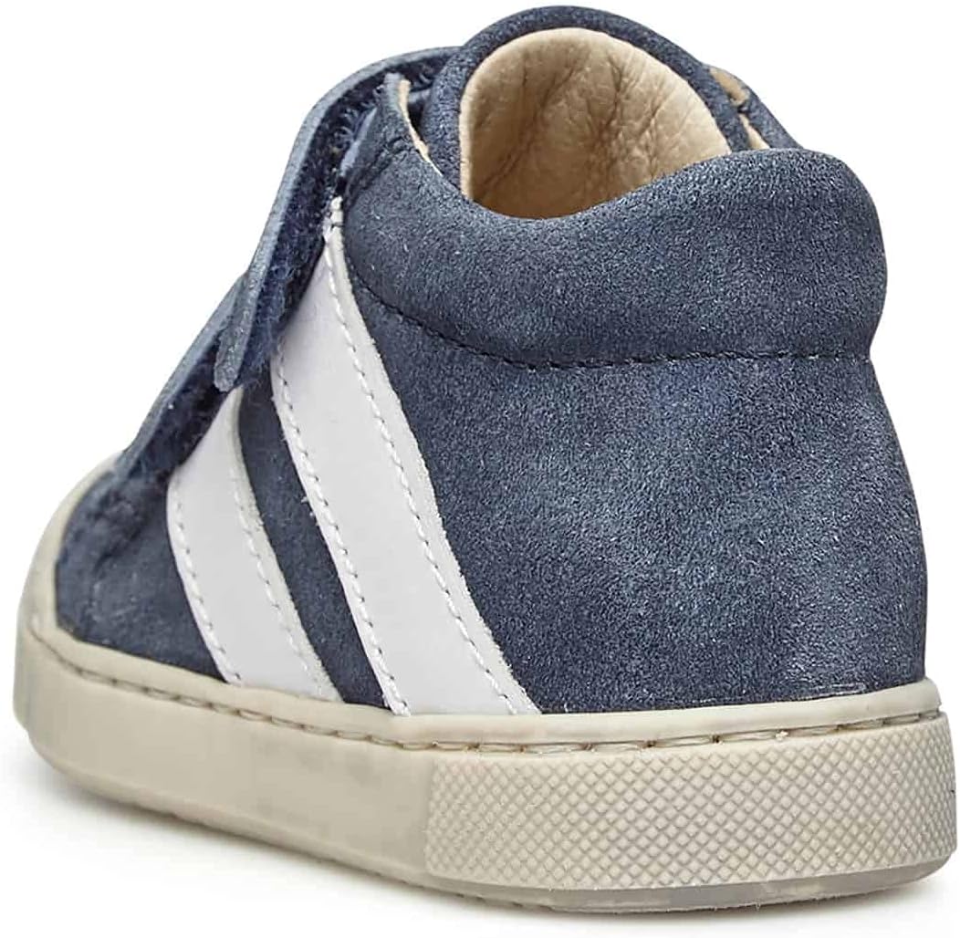 Falcotto Gazer VL-Sneaker aus Veloursleder mit Klettverschluss blau 19