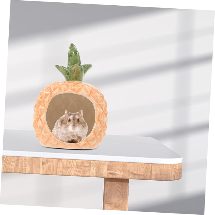 Toyvian Keramik Hamsterhaus, mit Kühlfunktion Gemütliches Versteck Zwerghamster Rennmäuse Chinchilla
