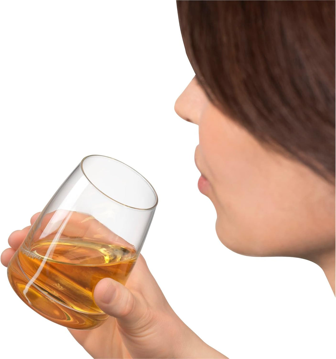 WMF Kineo Wassergläser Set 4-teilig, Trinkgläser, Tumbler 325ml, Kristallglas, dünner Trinkrand, erg