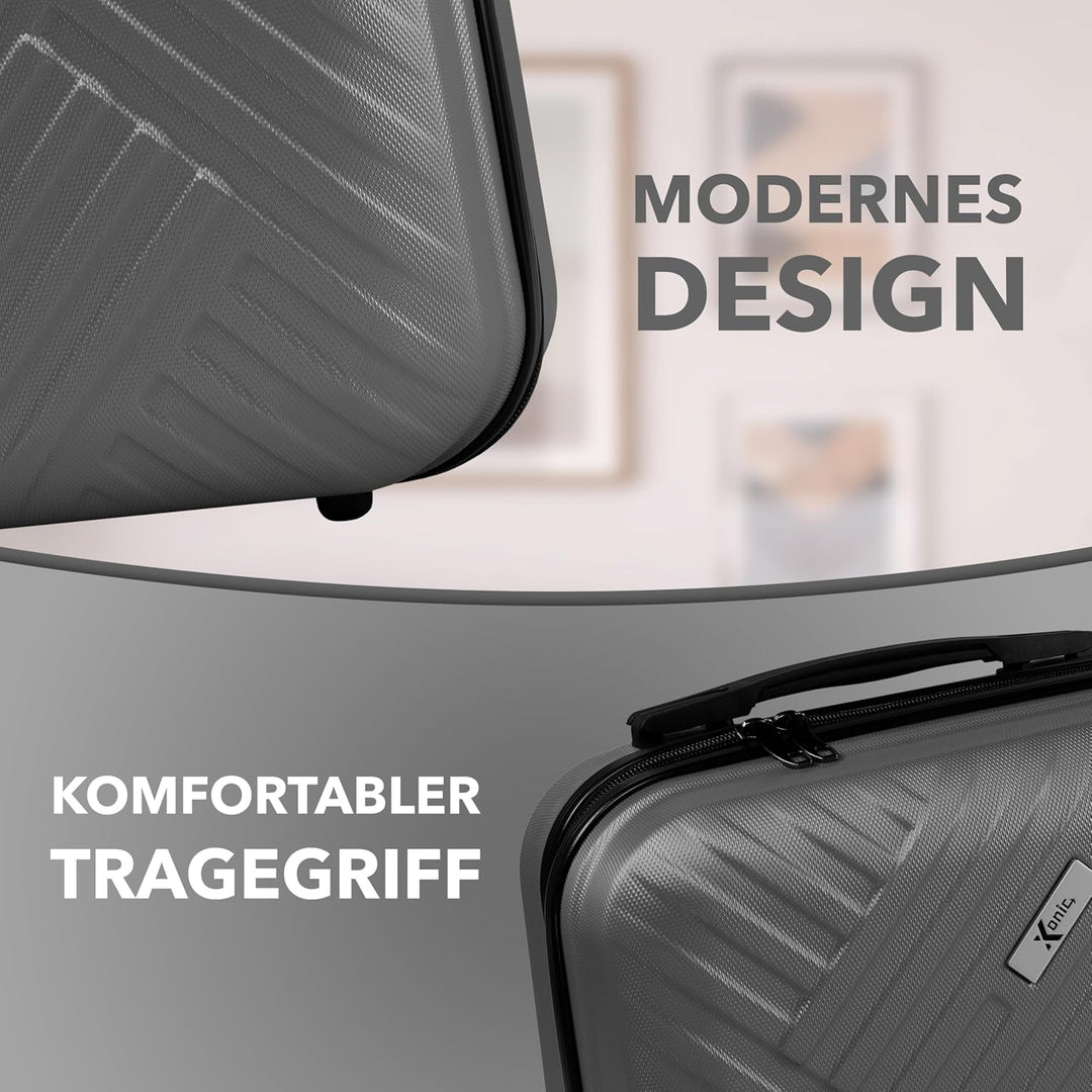 Xonic® Design Kosmetikkoffer aus ABS Hartschale – Robustes Beautycase als Handgepäck - Kosmetiktasch