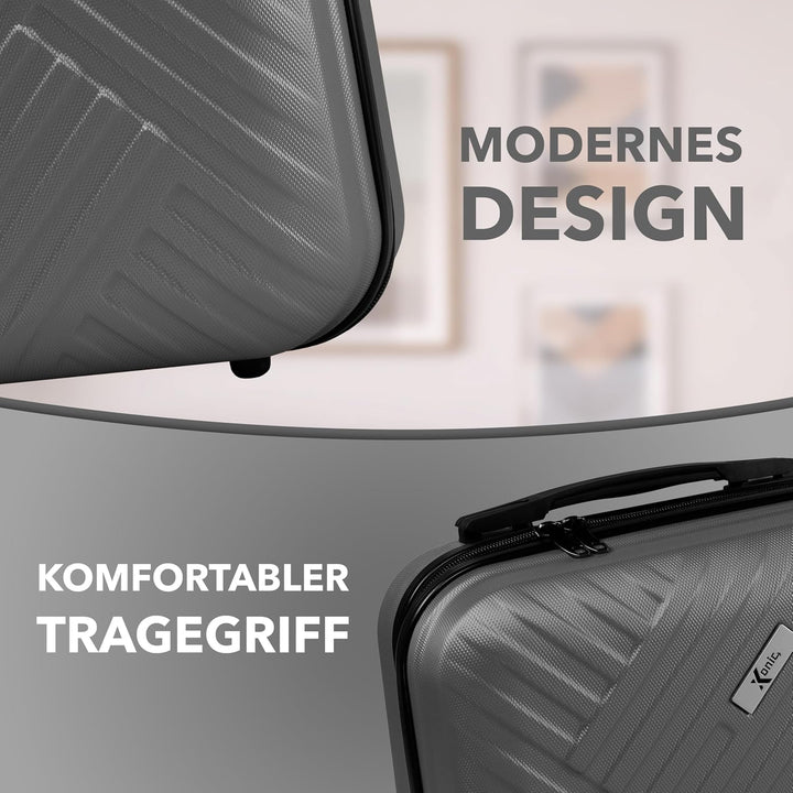 Xonic® Design Kosmetikkoffer aus ABS Hartschale – Robustes Beautycase als Handgepäck - Kosmetiktasch