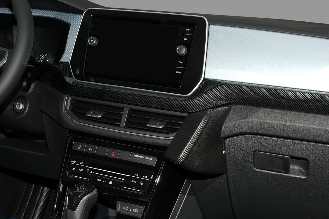 KUDA Handyhalterung passend für VW T-Cross Facelift ab 02/2024 (C1) - Telefonkonsole für Smartphones