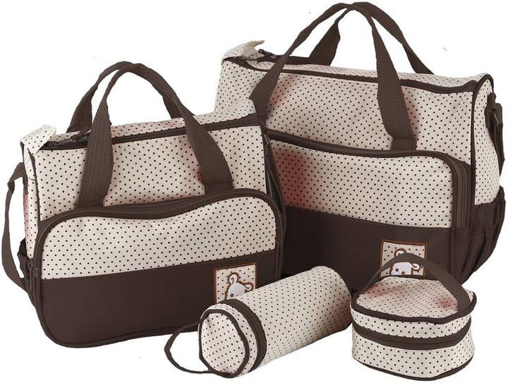 Baby Wickeltaschen-Set Multifunktions-Wickeltasche Komfort Baby Mama Set 5-teilig grosses Fassungsve