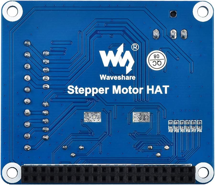 Waveshare Stepper Motor HAT for Raspberry Pi Drives Two Stepper Motors Up to 1/32 Microstepping