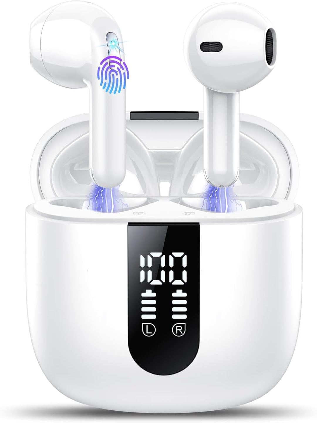 Bluetooth Kopfhörer, In Ear Kopfhörer Kabellos Bluetooth 5.4 Kabellose Kopfhörer mit 4 Mic, 2026 Kab