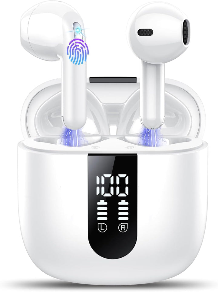Bluetooth Kopfhörer, In Ear Kopfhörer Kabellos Bluetooth 5.4 Kabellose Kopfhörer mit 4 Mic, 2026 Kab