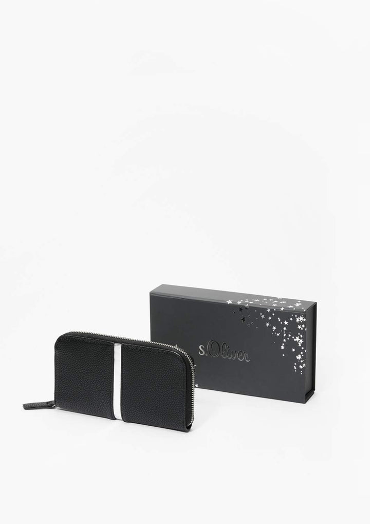 s.Oliver Damen 39.911.93.2377 Geldbörse Schwarz (Black)